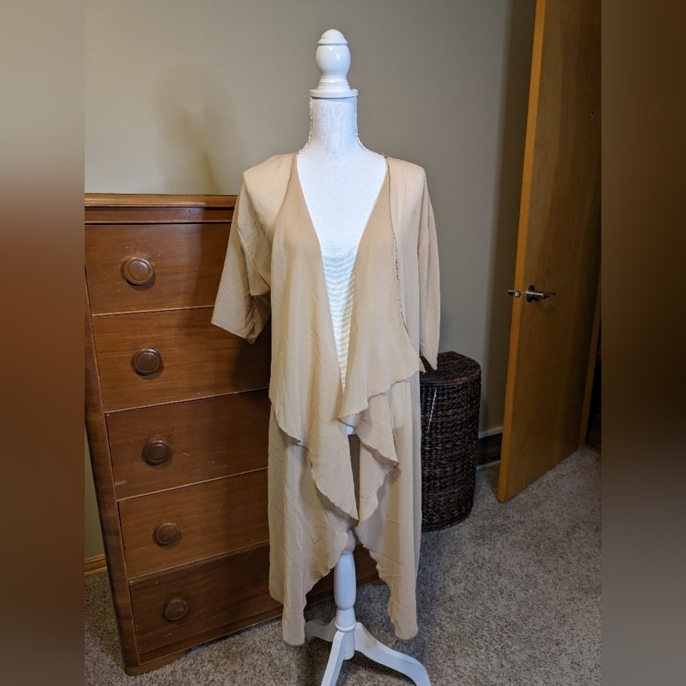 Lularoe Shirley Kimono Sheeth Sheer Coverup Sz Small